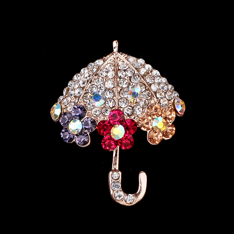 Unique design of the umbrella brooch