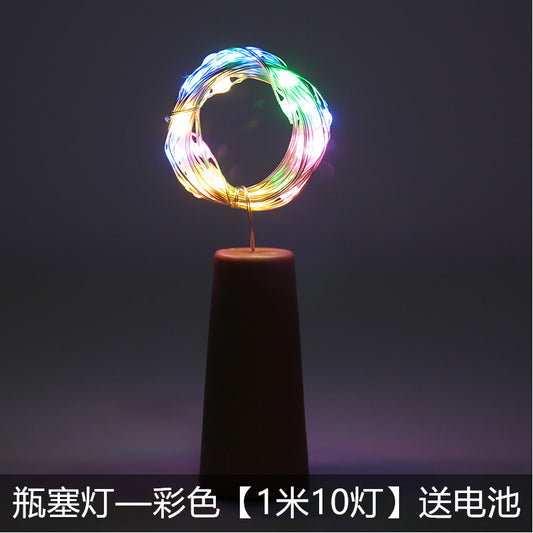 decorative bottle LED fairy lights multicolor