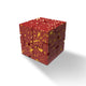 Cover Plate Style Magic Cube - Camouflage Red and Yellow (Pack of 1)