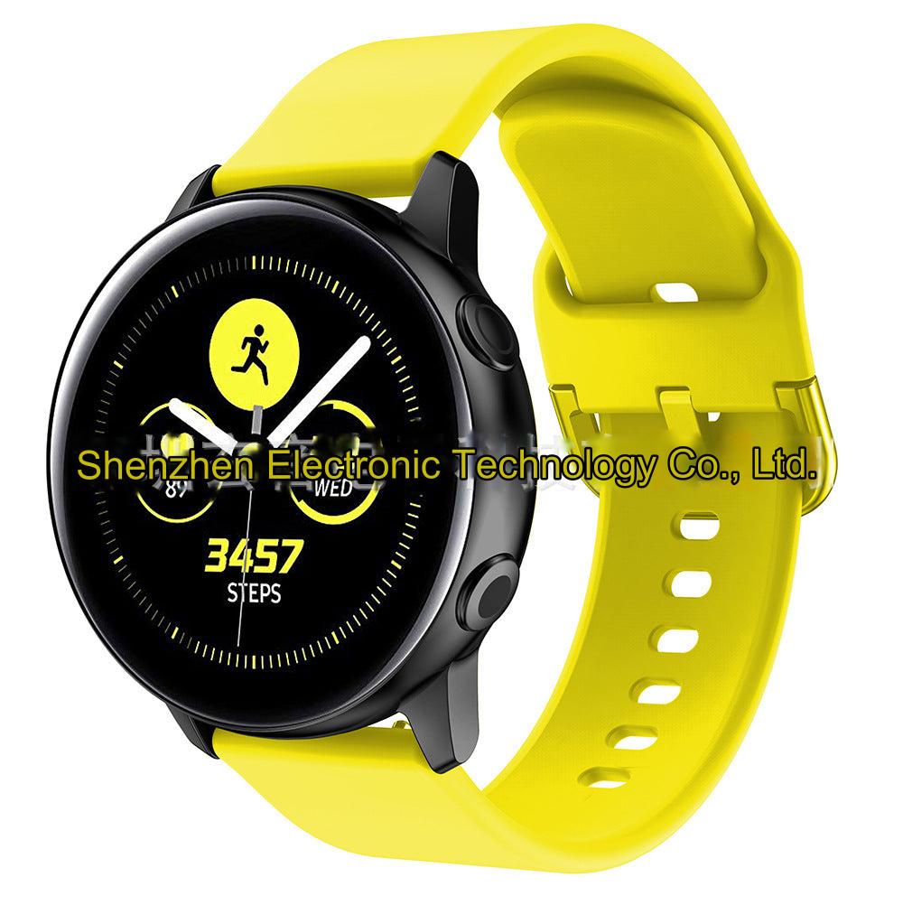 Premium Silicone Sport Band for Samsung Galaxy Watch Active/Active2 - Customizable Colors