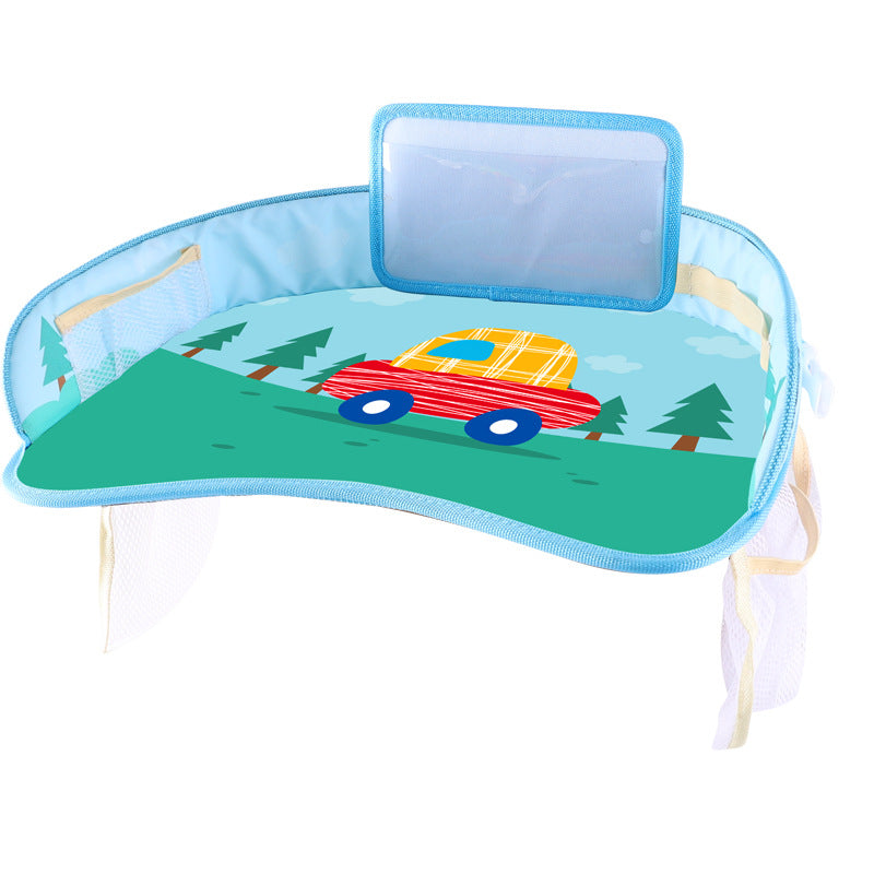 portable child drawing tray in car