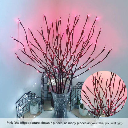 Customizable color LED branch lights