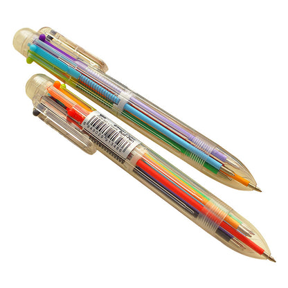 selection of colorful retractable pens