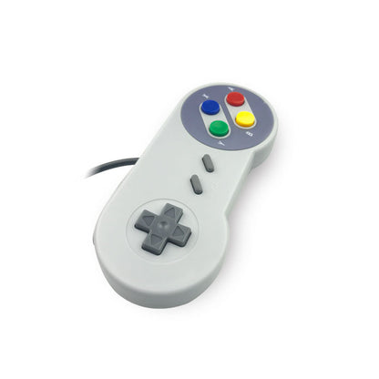 Gaming USB Controller for PC - Retro SNES Style Gamepad, Ideal for All Ages