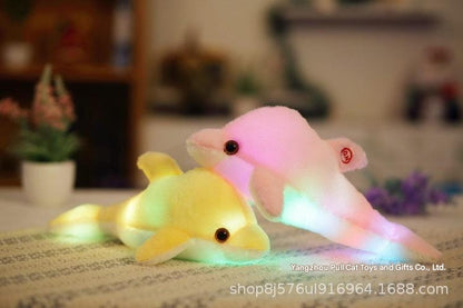 night light plush dolphin