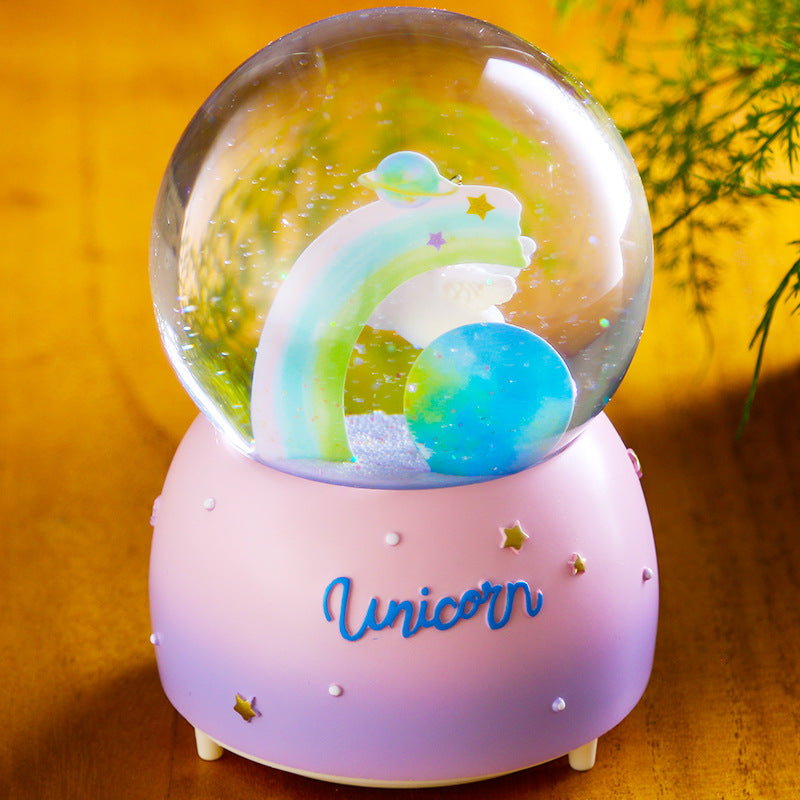 blue unicorn decorative gift box