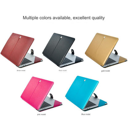 Premium PU Leather Case for MacBook Air & Pro - 11, 13, 15 Inch Protective Sleeve Cover