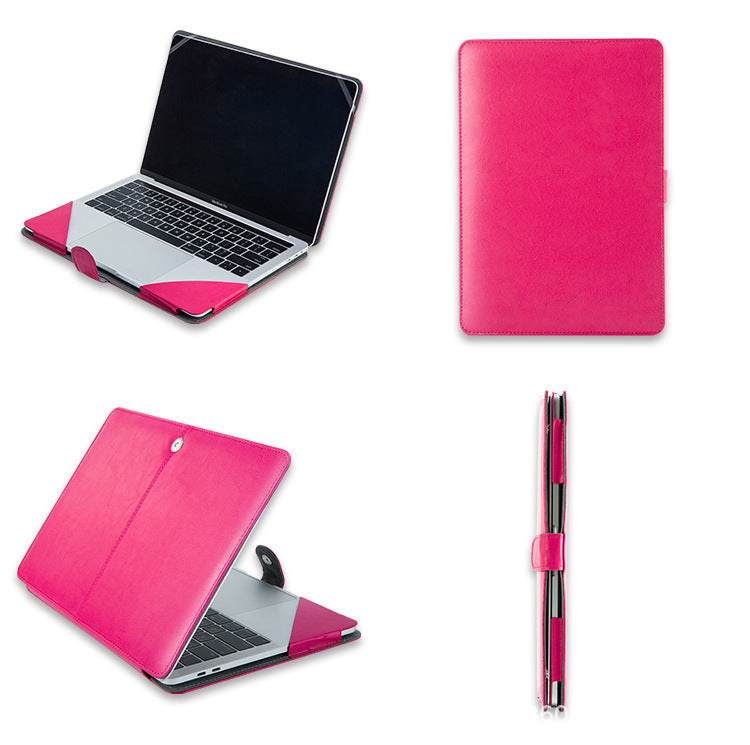 Premium PU Leather Case for MacBook Air & Pro - 11, 13, 15 Inch Protective Sleeve Cover