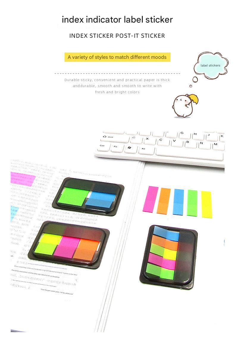 Multi-color sticky note pads image