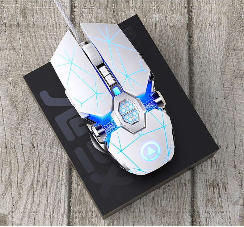 Ergonomic Gaming Mouse with 3200 DPI – USB Wired, 7 Programmable Buttons, RGB Lighting, Silent Clicks – Ideal for Gamers & Professionals