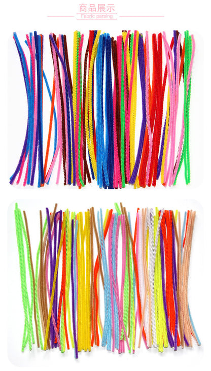 educational craft colorful fuzzy rods