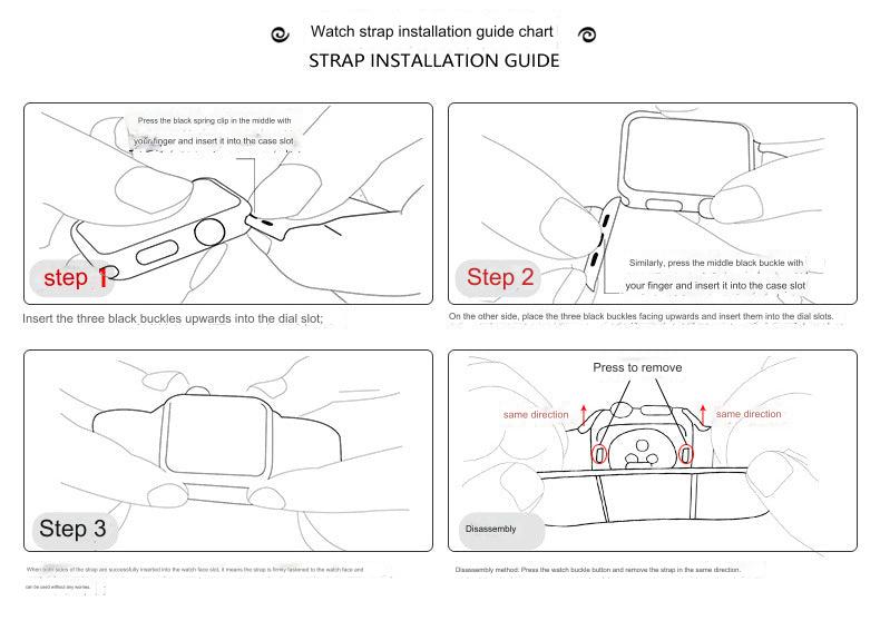 secure buckle watch strap