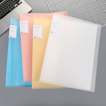 Interior pages of A3 file folder image