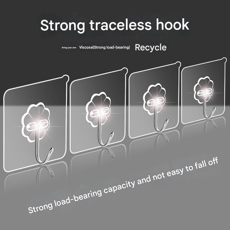 transparent adhesive hook