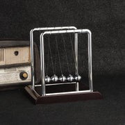 Square Newton's Cradle with Red Base (Pack of 1)