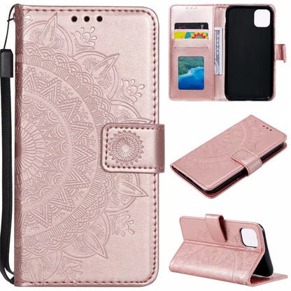 Stylish Leather Phone Wallet Case for iPhone 15/16 & Samsung Galaxy - Multiple Colors