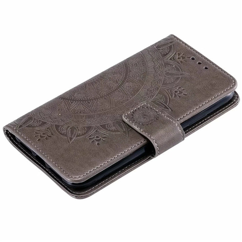 Stylish Leather Phone Wallet Case for iPhone 15/16 & Samsung Galaxy - Multiple Colors