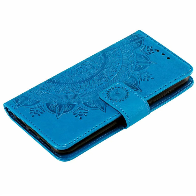 Stylish Leather Phone Wallet Case for iPhone 15/16 & Samsung Galaxy - Multiple Colors