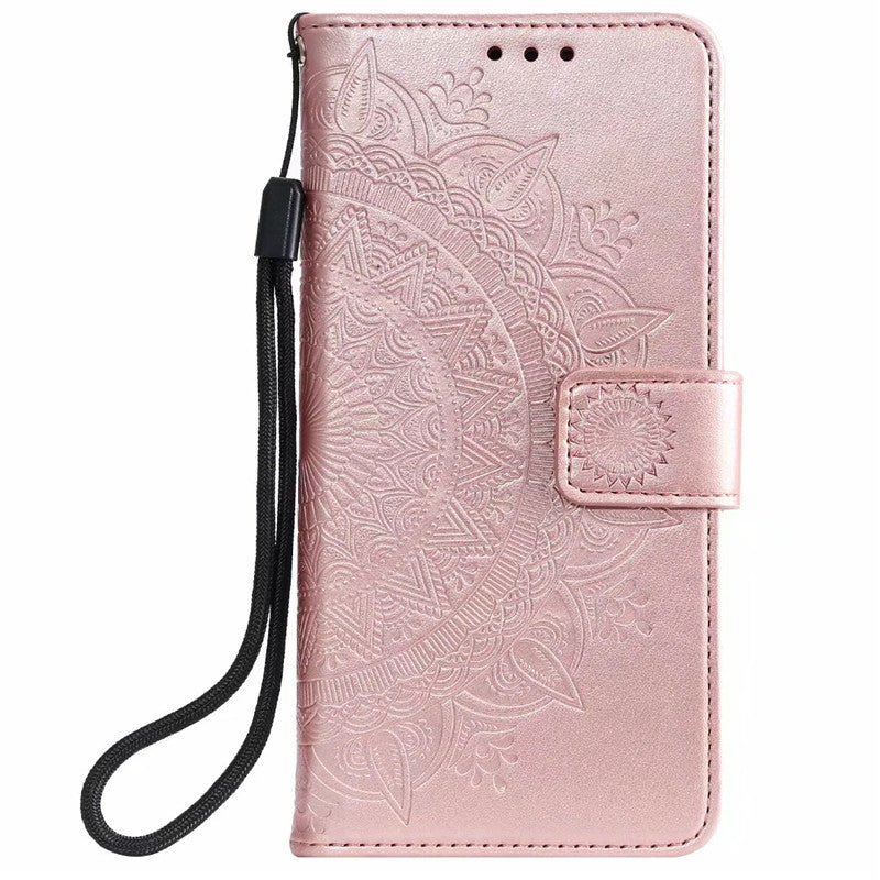 Stylish Leather Phone Wallet Case for iPhone 15/16 & Samsung Galaxy - Multiple Colors