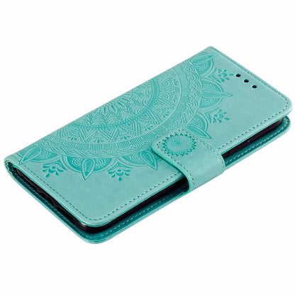 Stylish Leather Phone Wallet Case for iPhone 15/16 & Samsung Galaxy - Multiple Colors