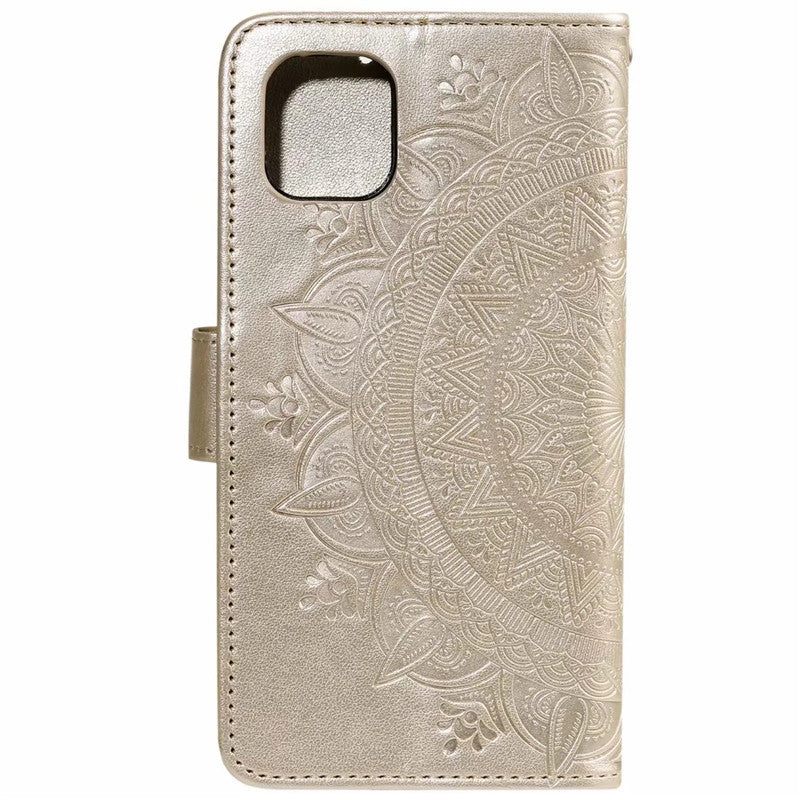 Stylish Leather Phone Wallet Case for iPhone 15/16 & Samsung Galaxy - Multiple Colors