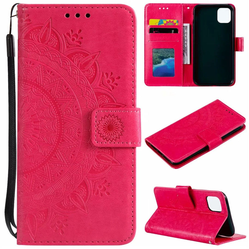 Stylish Leather Phone Wallet Case for iPhone 15/16 & Samsung Galaxy - Multiple Colors