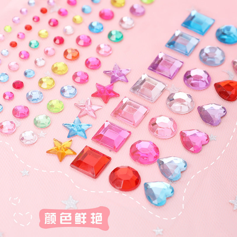 colorful crystal diamond sticker crafting