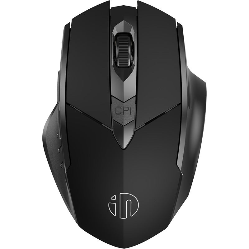 INPHIC PM6 Wireless Bluetooth Ergonomic Mouse - Silent Click, Rechargeable & Versatile for Gaming and Office Use