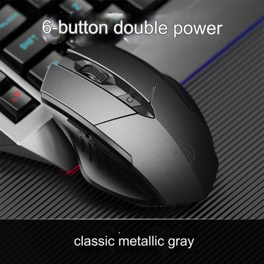 INPHIC PM6 Wireless Bluetooth Ergonomic Mouse - Silent Click, Rechargeable & Versatile for Gaming and Office Use