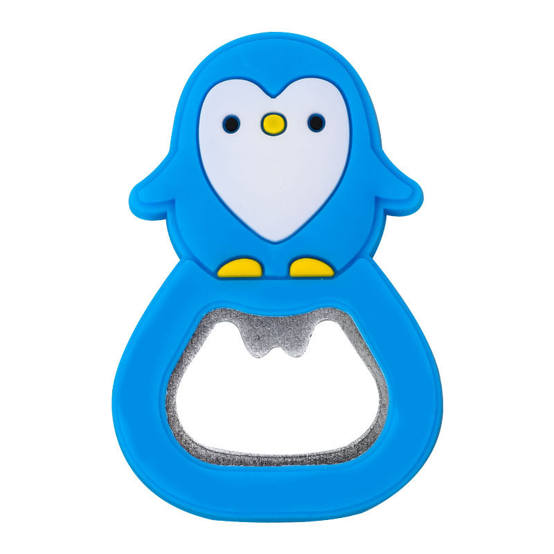 penguin fridge magnet bottle opener