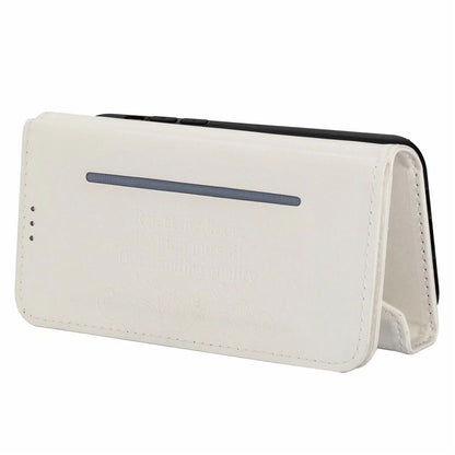 Premium PU Leather Wallet Case for iPhone & Samsung - Multi-Card Holder with Zipper Closure