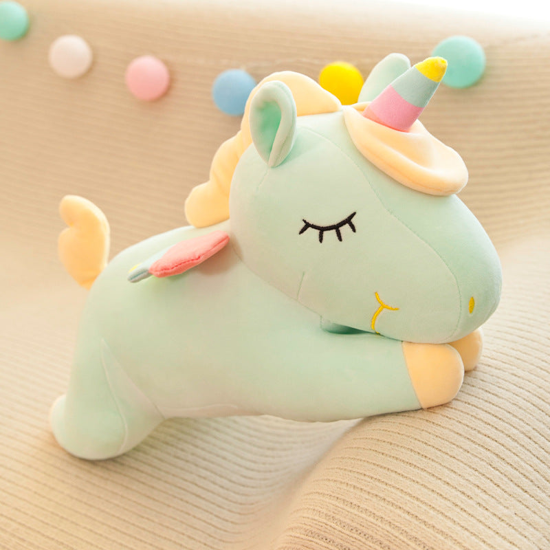 soft unicorn stuffed animal