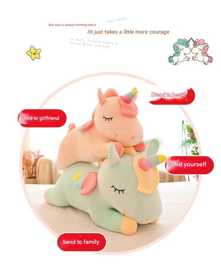 soft unicorn stuffed animal