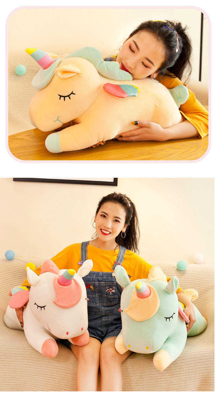 soft unicorn stuffed animal