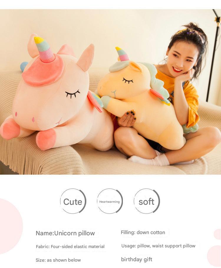 soft unicorn stuffed animal