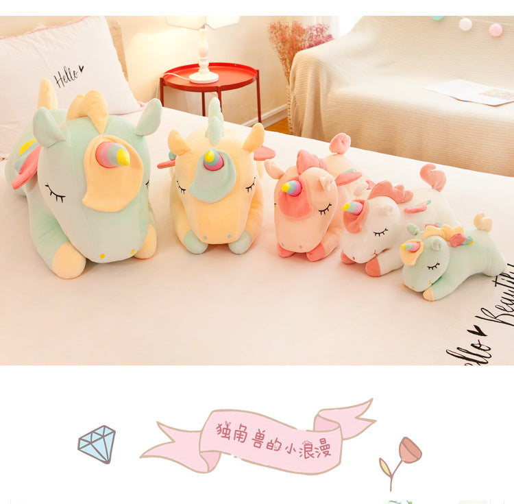 cuddly unicorn plushie