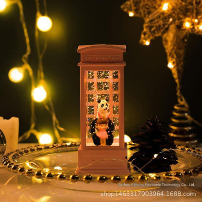 enchanting snowman holiday night light