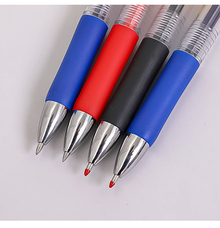 red retractable gel pen