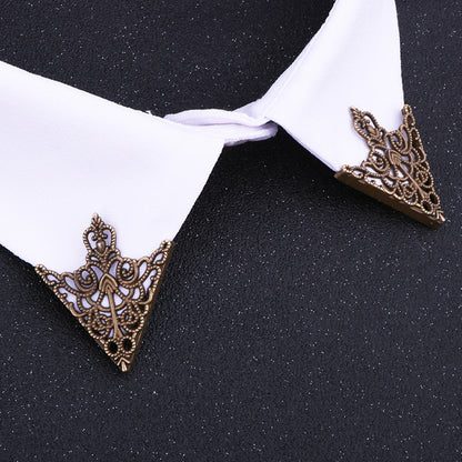 Antique copper lapel pin accessory
