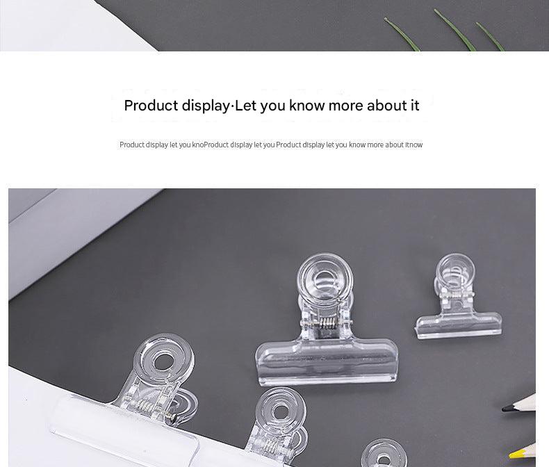 lightweight transparent clips for documents image