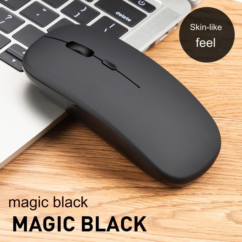 Wireless Bluetooth Dual-Mode Mouse - Silent & Rechargeable Gaming Mouse for Laptops - 2.4G Light-Up Wireless Mouse