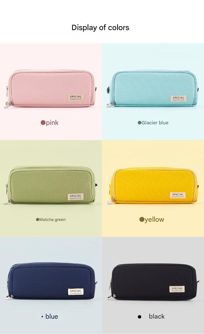 Angoo full view pencil case in light green