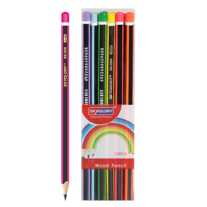 12-Pack Premium HB Pencils with Erasers - Perfect for Students and Artists