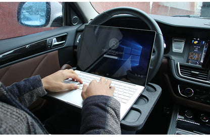 car steering wheel desk black mounted