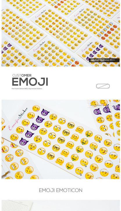 emoji sticker set with various expressions image 1