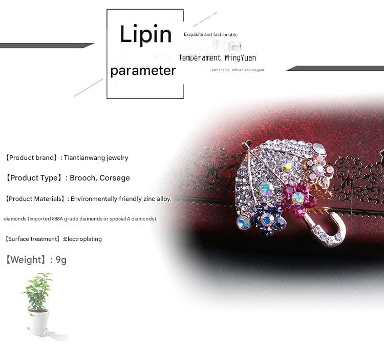 Showcasing the brooch in different colors