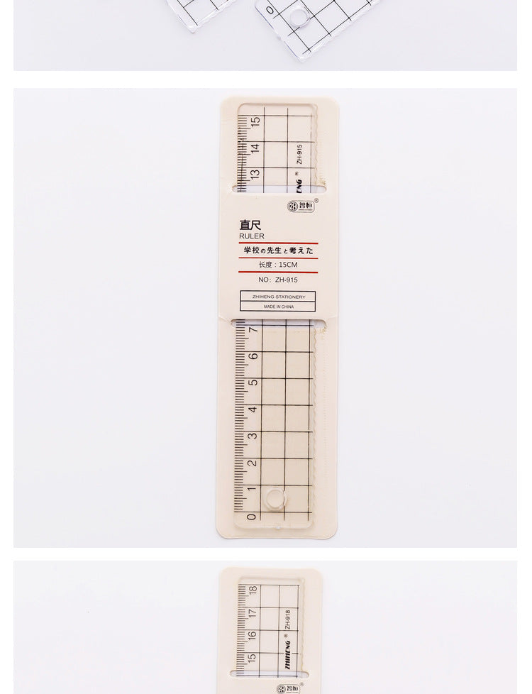 clear acrylic student ruler