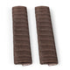 Coffee Brown Fabric Pair (Pack of 2)