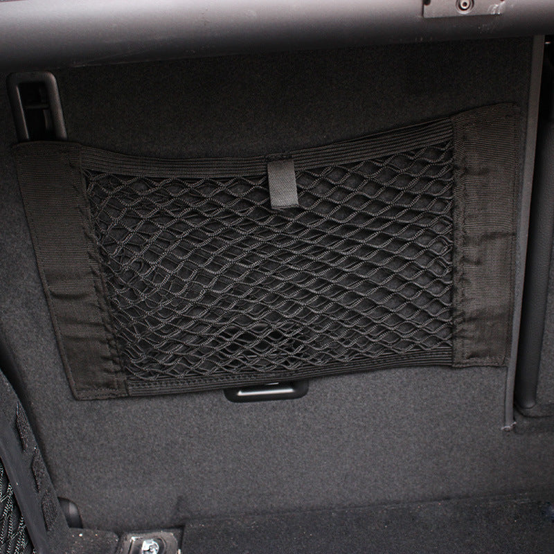 Universal adjustable trunk organizer net