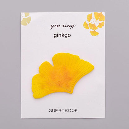 Decorative leaf note pads